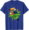 Toucan Bird Ornithologist Gift Idea Tropical Birds Exotic Summer Animal Toucan T-Shirt - Royal Blue