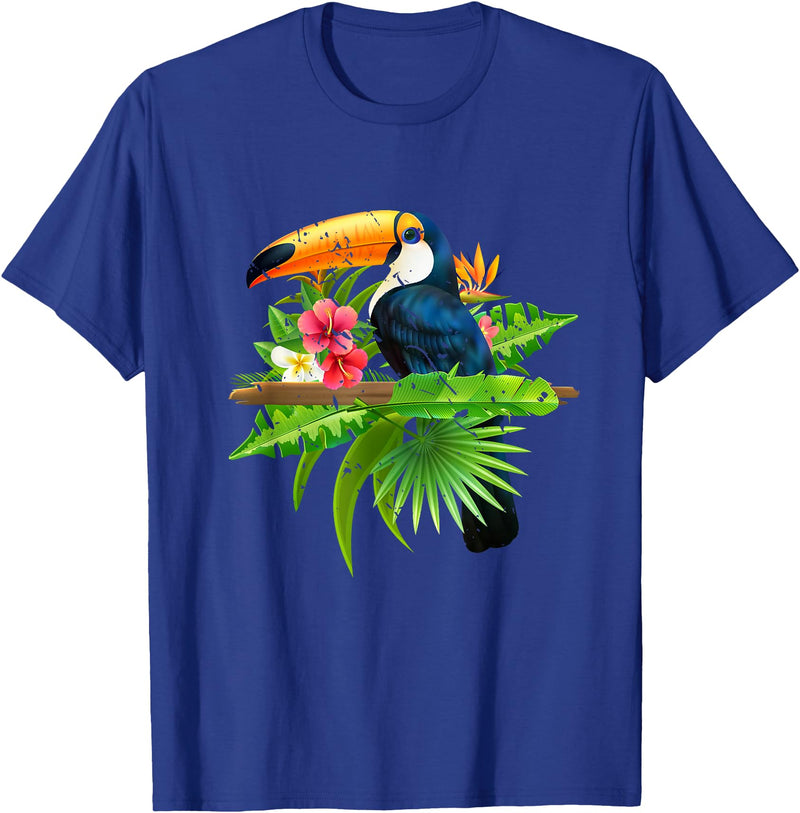 Toucan Bird Ornithologist Gift Idea Tropical Birds Exotic Summer Animal Toucan T-Shirt - Royal Blue