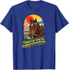 Legends Of Racing Ltd. Forever Young Horse, Horse Racing, Del Mar, Santa Anita T-Shirt - Royal Blue