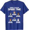 Things I Do In My Spare Time Gerbil T-Shirt - Royal Blue