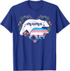 LGBT Trans Pride Shirts Mom Mama Bear for Moms LGBTQ Mama Bear Transgender Flag Gay Equal Rights Trans T-Shirt - Royal Blue