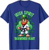 Buffalo Taekwondo Karate and Martial Arts Tees St Patricks Day Martial Arts Irish Spirit Taekwondo Heart T-Shirt - Royal Blue
