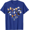 Rabbit Types & Cute Rabbit Species, Bunny - Rabbits T-Shirt in Royal Blue
