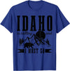 Idaho Is Calling And I Must Go! Idaho Is Calling & I Must Go Bear Mountains Vintage Gift T-Shirt - Royal Blue