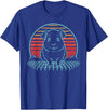 Guinea Pig Graphic Art Designs Guinea Pig Lover Animal Retro Vintage 80s T-Shirt - Royal Blue