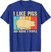 Cool Pig Gifts Farmer Pigs Accessories & Stuff Funny Pig For Men Women Farm Animal Swine Vintage Pig Lovers T-Shirt - Royal Blue