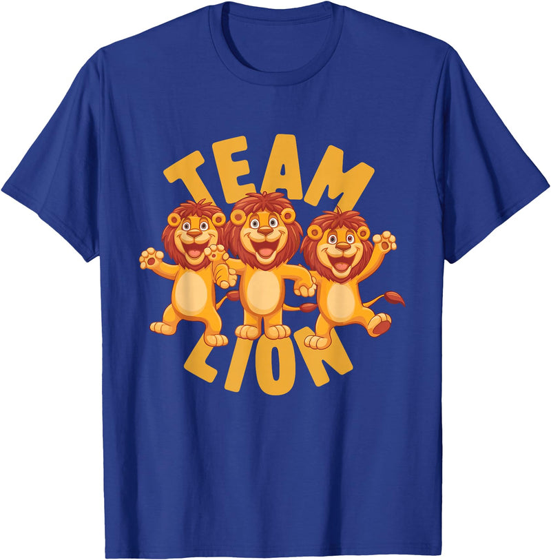 Lion Design for Lion Lovers Team Lion Stuff | Lion Costume | Products for Lion T-Shirt - Royal Blue