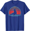 Sea Lion Graphic Art Designs Sea Lion Lover Animal Retro Vintage 80s Style T-Shirt - Royal Blue