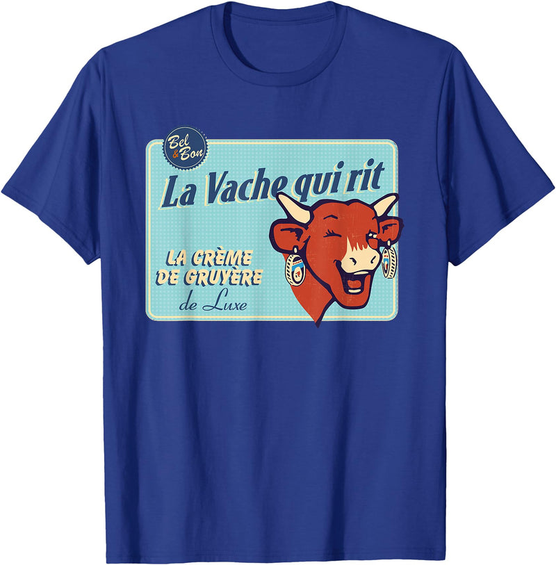 The Laughing Cow Luxury Cream Of Gruyere T-Shirt - Royal Blue