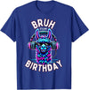 Llama Birthday Apparel Family Party Birthday Tees Bruh Its My Birthday Llama Boy Kids Girl Family Funny Party T-Shirt - Royal Blue