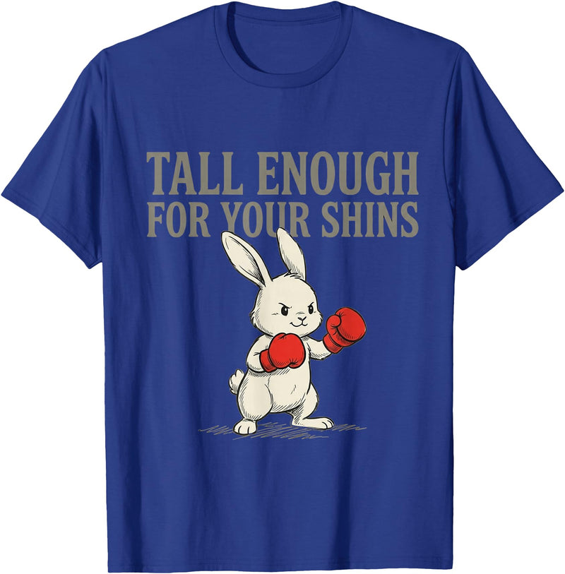Cute Bunny Joke T-Shirt in Royal Blue