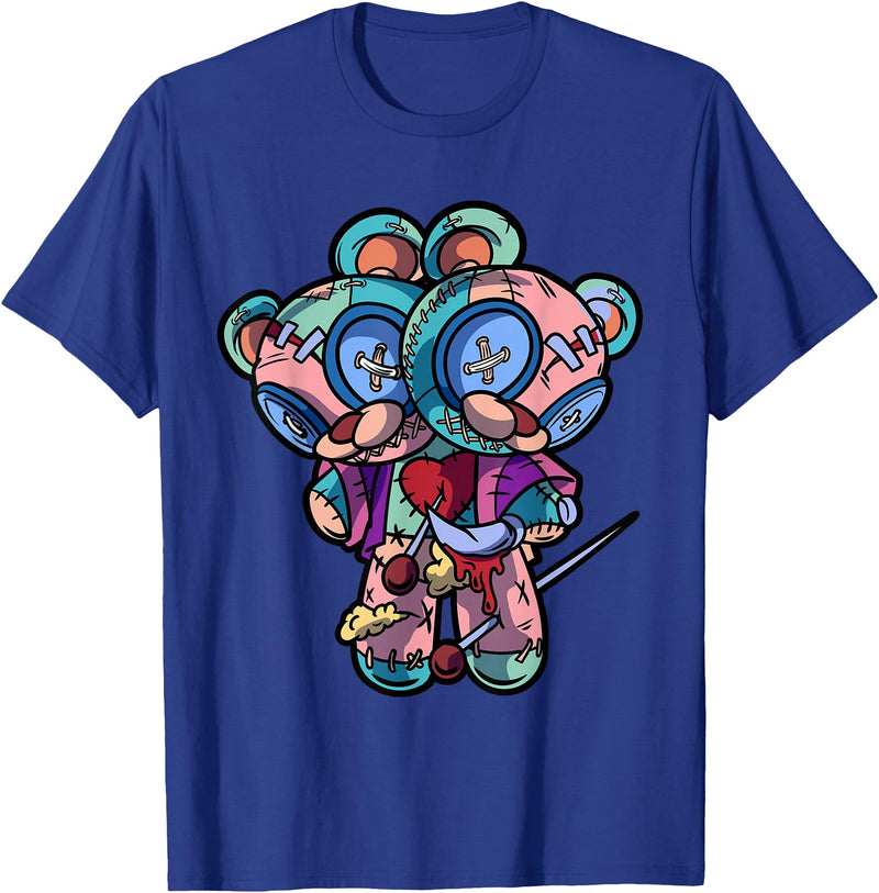 Voodoo Teddy Bear by - Sugar Kai Pastel Goth Two Headed Teddy Bear Voodoo Doll For Men T-Shirt - Royal Blue