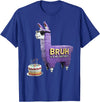 Llama Pinata Birthday Clothing Family Party Bruh Its My Birthday Llama Pinata Boy Girl Family Party Bday T-Shirt - Royal Blue