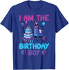Birthday Party Shirts For Men Women Kids I Am The Birthday Boy Llama Pinata Bday Party Boys Kids T-Shirt - Royal Blue