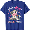 Holy Cow I'm Three 3 3rd Birthday Boy Girl Kids Holy Cow I'm Three 3 Years Old 3rd Birthday Boy Girl T-Shirt - Royal Blue
