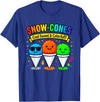 Halloween Shirts By HustlaGirl Snow Cones Cold Sweet and Colorful T-Shirt - Royal Blue