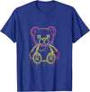 Urban Pop Collective Teddy Bear Graffiti Street Art Bold Urban Pop Illustration T-Shirt - Royal Blue