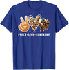 Cute Kunekune Pig Lover Kunekune Pig Boy Peace Love Kunekune Pig Lover Kunekune Pig Girl T-Shirt - Royal Blue