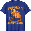 Happiness Is A Golden Lion Tamarin Tees Co. Glück ist ein Goldener Löwe Tamarin Monkeys Zoo Keeper T-Shirt - Royal Blue