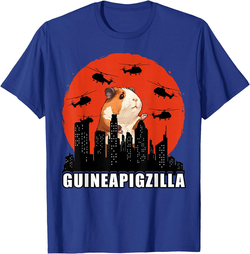 Guinea Pig Lovers Guinea Pig Tees Guinea Pig Shirt Furry Potato Vintage Guinea Pig Funny T-Shirt - Royal Blue
