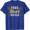 Bear Gay Pride by Content Design Studio Bear Community, Free Bear Hugs, Bear Flag, Gay Bear Pride T-Shirt - Royal Blue