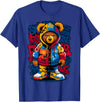 Magical and Funny Teddy Bear lover Gifts Hip Hop Teddy Bear Rap Music T-Shirt - Royal Blue