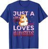 Hamster Lover - Just A Girl Who Loves Hamsters T-Shirt - Royal Blue