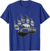 One Nature Designs Touching Ghost of the Spirit Bear Paw T Shirt T-Shirt - Royal Blue