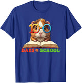 Guinea Pig Lovers 100 Days Of School Costume Kids Funny Guinea Pig 100th Day Of School Teacher Womens Mens T-Shirt - Royal Blue