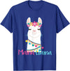 funny Mama Llama tshirt for mother's day Mama Llama Funny Mother's Day Shirt for Women Mom Love Llama T-Shirt - Royal Blue