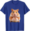 Funny Hamster with Thumbs Up T-Shirt - Royal Blue