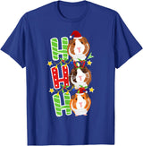 Cute Cavy Guinea Pig Clothes Accessories Piggie Santa Christmas Guinea Pig Lover Owner Stuff Piggy Cavy T-Shirt - Royal Blue