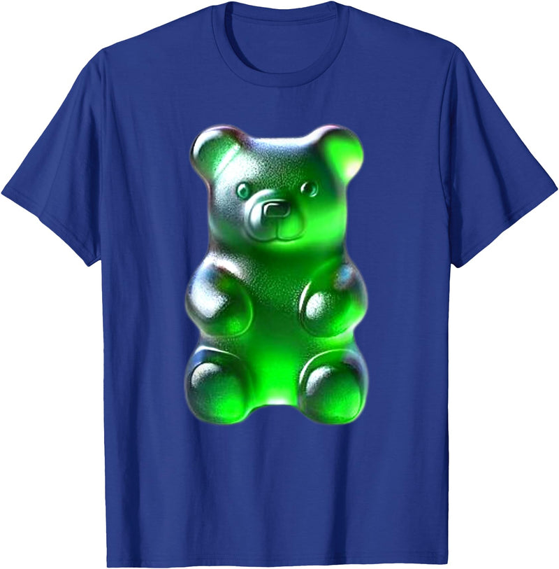 Urban Empyre Green Gummy Bear T-Shirt - Royal Blue
