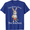 Bunny Pickleball Player Easter This Bunny Owns the Kitchen T-Shirt in Royal Blue
