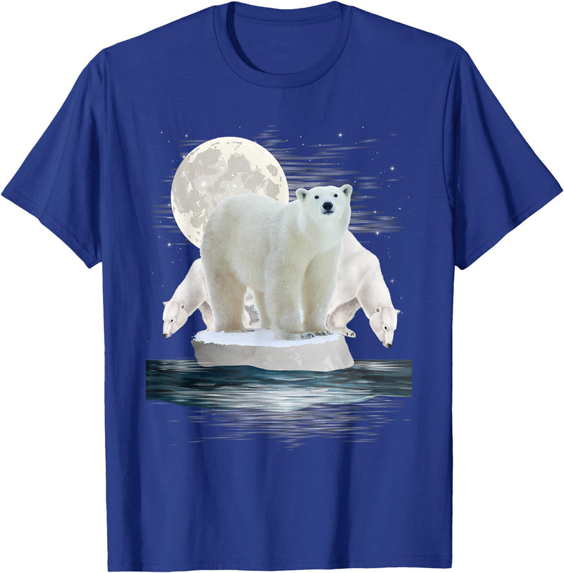 Funny Polar Bear Shirts Polar Bears - Wildlife Zoo Animal Lover Zookeeper Nature T-Shirt Small - Royal Blue