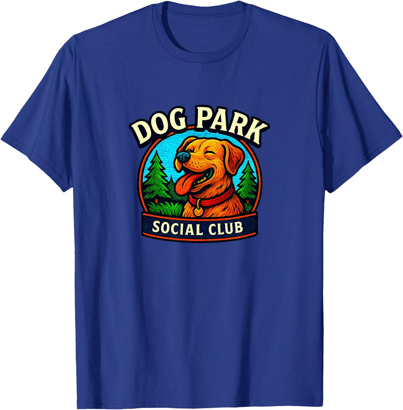 Dog Park Social Club T-Shirt - Royal Blue