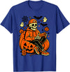 Halloween Skeleton shirts for gamers Skeleton Halloween Skeleton Gamer Video Gaming Boys Men Kids T-Shirt - Royal Blue