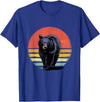 Wowsome! Retro Vintage Black Bear T-Shirt - Royal Blue