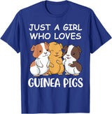 Guinea Pig Gifts & Prints Guinea Pig Shirt Girls Guinea Pig Gifts Women Guinea Pig T-Shirt - Royal Blue