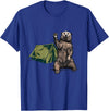 Funny Hiker Hiking Camping Bear Waving Funny Bear Waving Hiking Camping Bear Hiking T-Shirt - Royal Blue