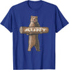Cartba Aunt Co. Bear-y Awesome Aunt Funny Saying Cute Auntie T-Shirt - Royal Blue