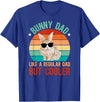 Bunny Dad Rabbit Owner Bunny Lover Rabbit Father T-Shirt in Royal Blue