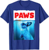 Paws Rabbit Bunny and Carrot Top, Cute Funny Rabbit Lover T-Shirt in Royal Blue