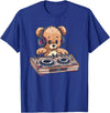 Colorful Teddy Art I Kids Teddy Bear Cute Teddy DJ T-Shirt - Royal Blue