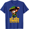 Jamaican Gifts for proud Jamaican Men, Women, Kids WI RUN TINGS Teddy Bear Jamaica Flag Shirt Jamaican Clothing T-Shirt - Royal Blue