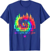 Gatlinburg Tennessee Bear Great Smoky Mountains Tie Dye T-Shirt - Royal Blue