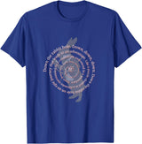 Down the Rabbit Hole. Alice in Wonderland T-Shirt in Royal Blue
