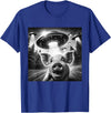 Funny Pig UFO Alien Pig Graphic Designs Funny Pig UFO Alien Pig Graphic Men Women T-Shirt - Royal Blue
