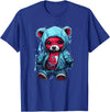 Teddy Bear Hoodie Street Style Urban Art Teddy Bear Hoodie Cool Street Style T-Shirt - Royal Blue