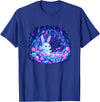 Enchanting Bunny in Candy Cave Fantasy World T-Shirt in Royal Blue